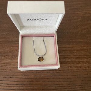 Pandora Smokey Quartz Necklace
